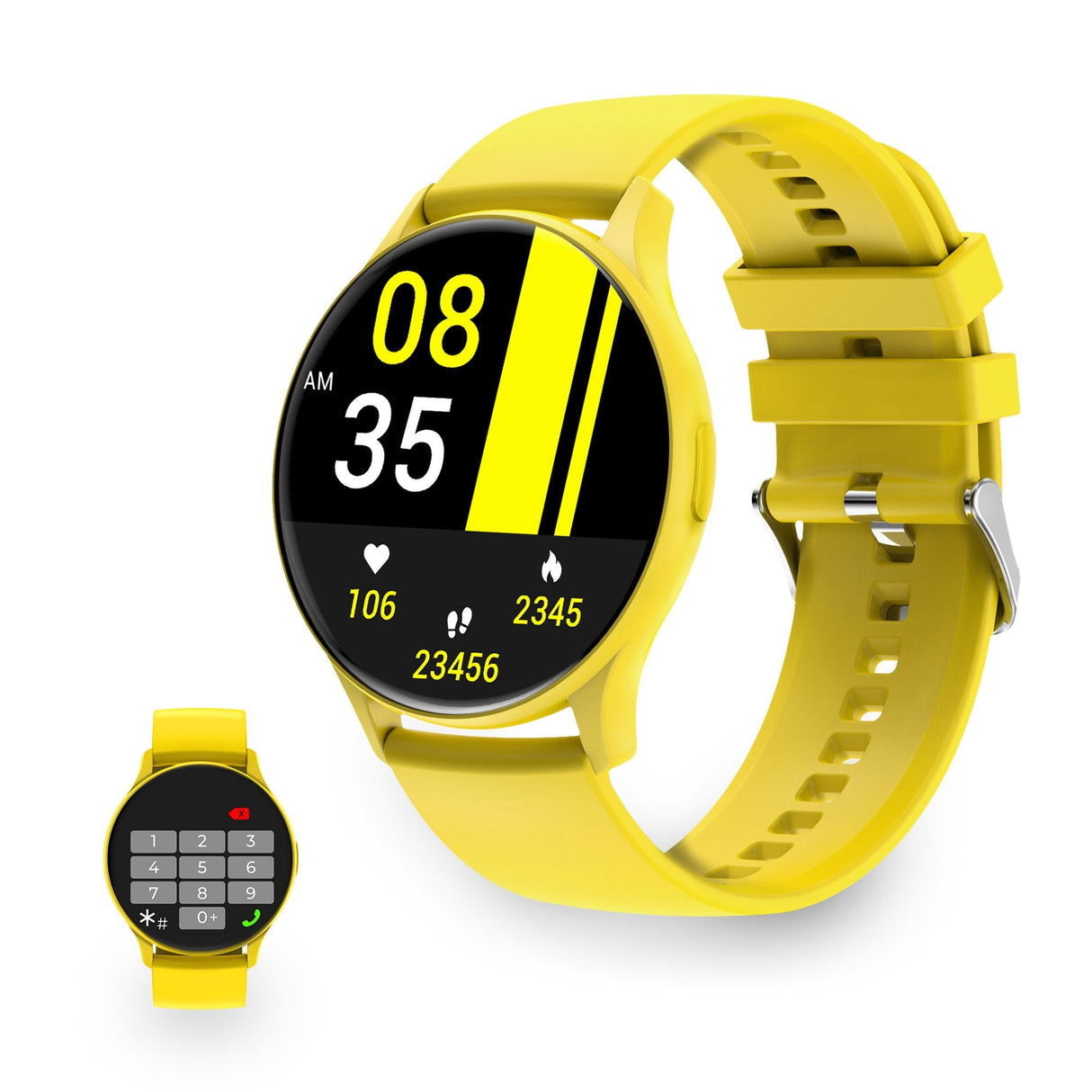 Ksix Core Smartwatch - Pantalla Amoled 1,43? - Autonomia 5 Dias - Modos Deporte Y Salud, Llamadas, Asistentes De Voz -