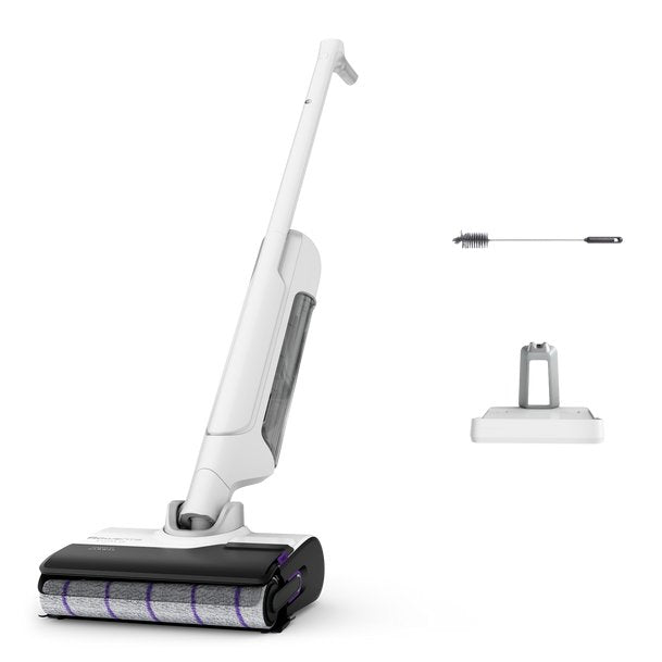 EAN 3221616135642 - Rowenta X Clean 10 Aspiradora escoba 2 en 1 Batería Seca y húmeda Sin bolsa 200 W Plata, Blanco imagen 1