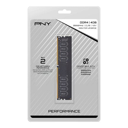 Memoria Ram Pny Ddr4 4gb 2666mhz Mem Retail Pc4-21300