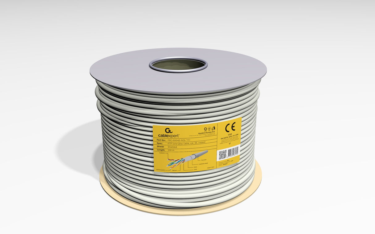 EAN 8716309078627 - Gembird CAT5e FTP 100m cable de red Gris F/UTP (FTP) imagen 4