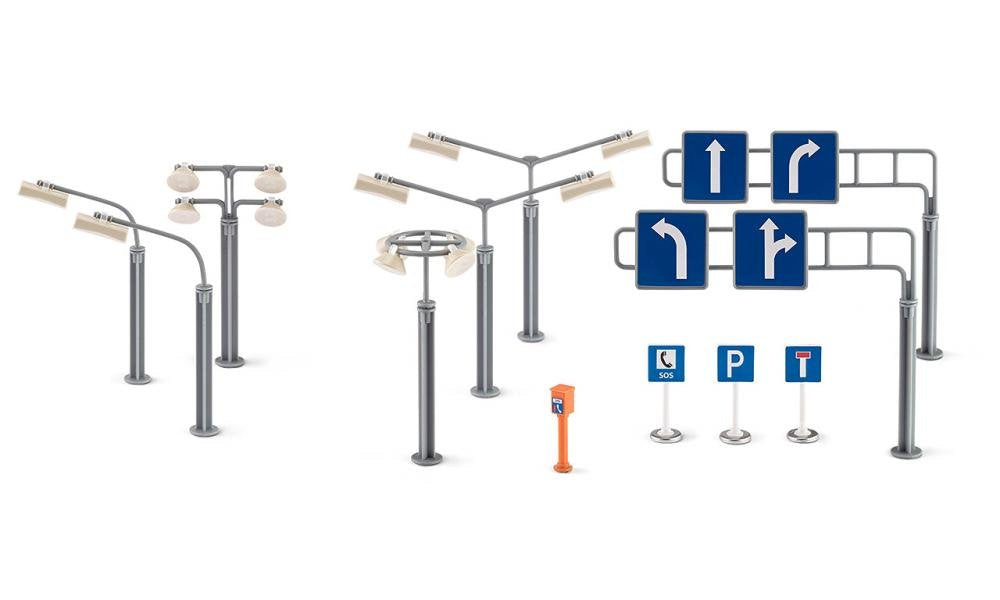 Conjunto De Accesorios Siku Sinais Y Lampadas De Rua 10559400000