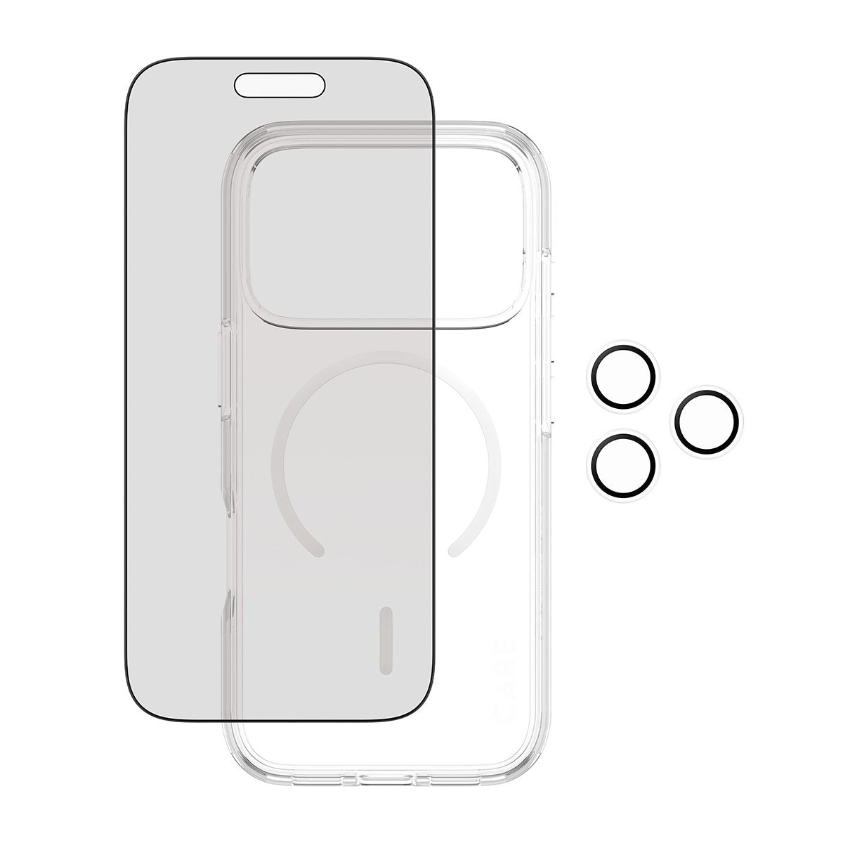 EAN 5715685027437 - PanzerGlass ® | CARE by ® 3-in-1 Flagship Privacy Bundle iPhone 17 Pro Protector de pantalla Apple 1 piez imagen 4
