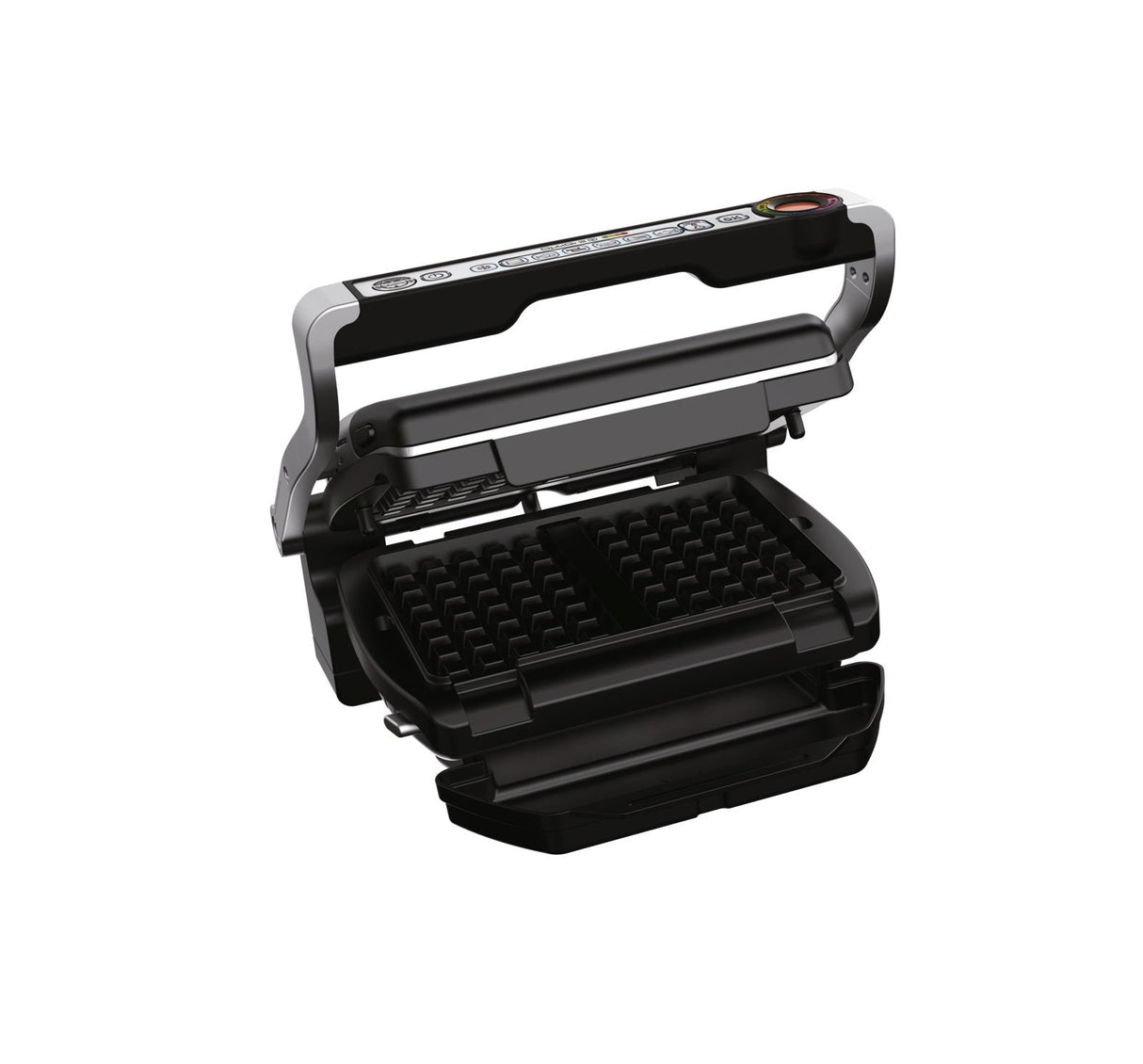Parrilla Eléctrica Tefal Optigrill + Gc 716d Para Gofres 2000w)
