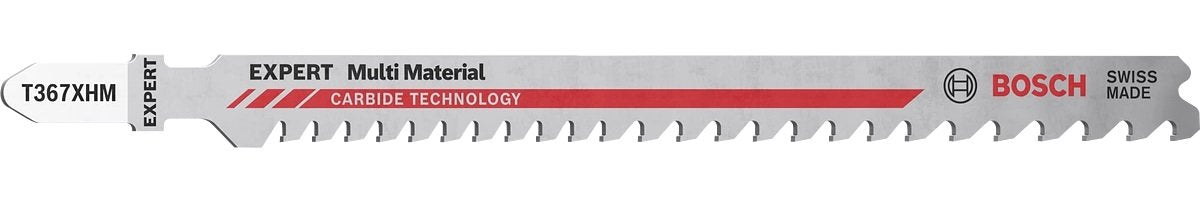 Bosch Hoja De Sierra De Calar De Carburo Expert T 367 Xhm ''Multi Material'', 3 Piezas 2608900560