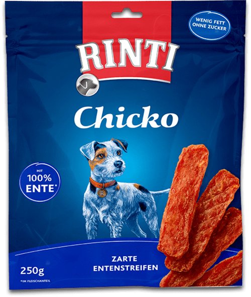EAN 4000158913517 - RINTI 91351 premio y golosina para perro y gato Snacks Pato 250 g imagen 1