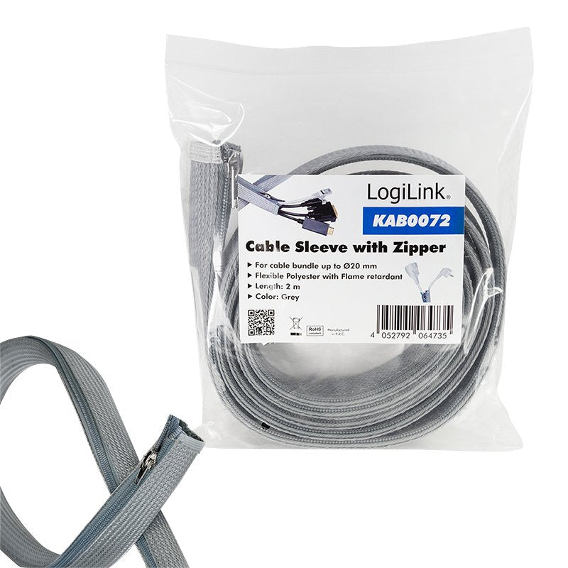EAN 4052792064735 - LogiLink KAB0072 pasacables Gris 3 cm imagen 7
