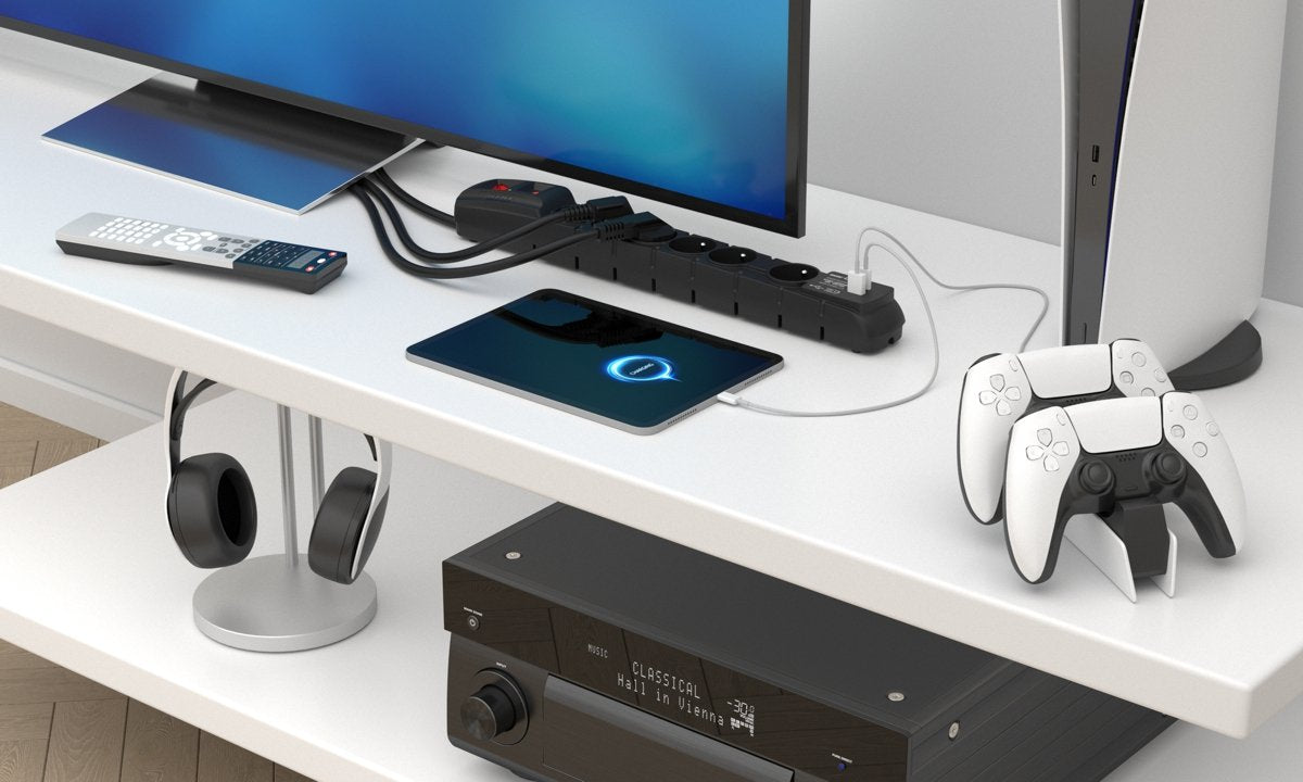 Regleta Acar S6 Usb Pd 3.0 Qc 6 Gniazd 1.5m