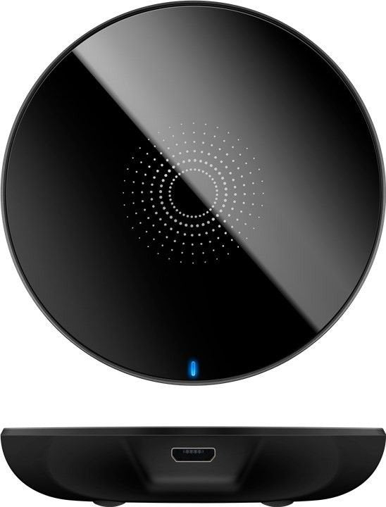 EAN 4040849598777 - Goobay 59877 cargador de dispositivo móvil Smartphone Negro USB Cargador inalámbrico Interior imagen 1