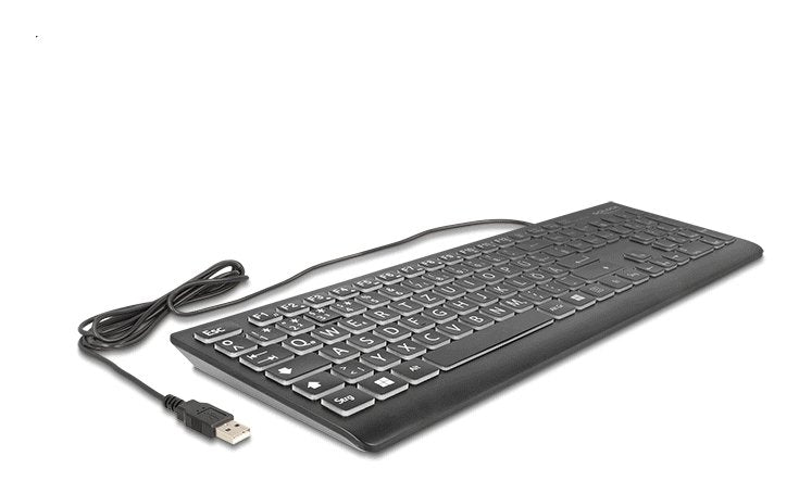 EAN 4043619121700 - DeLOCK 12170 teclado Universal USB QWERTZ Alemán Negro imagen 1