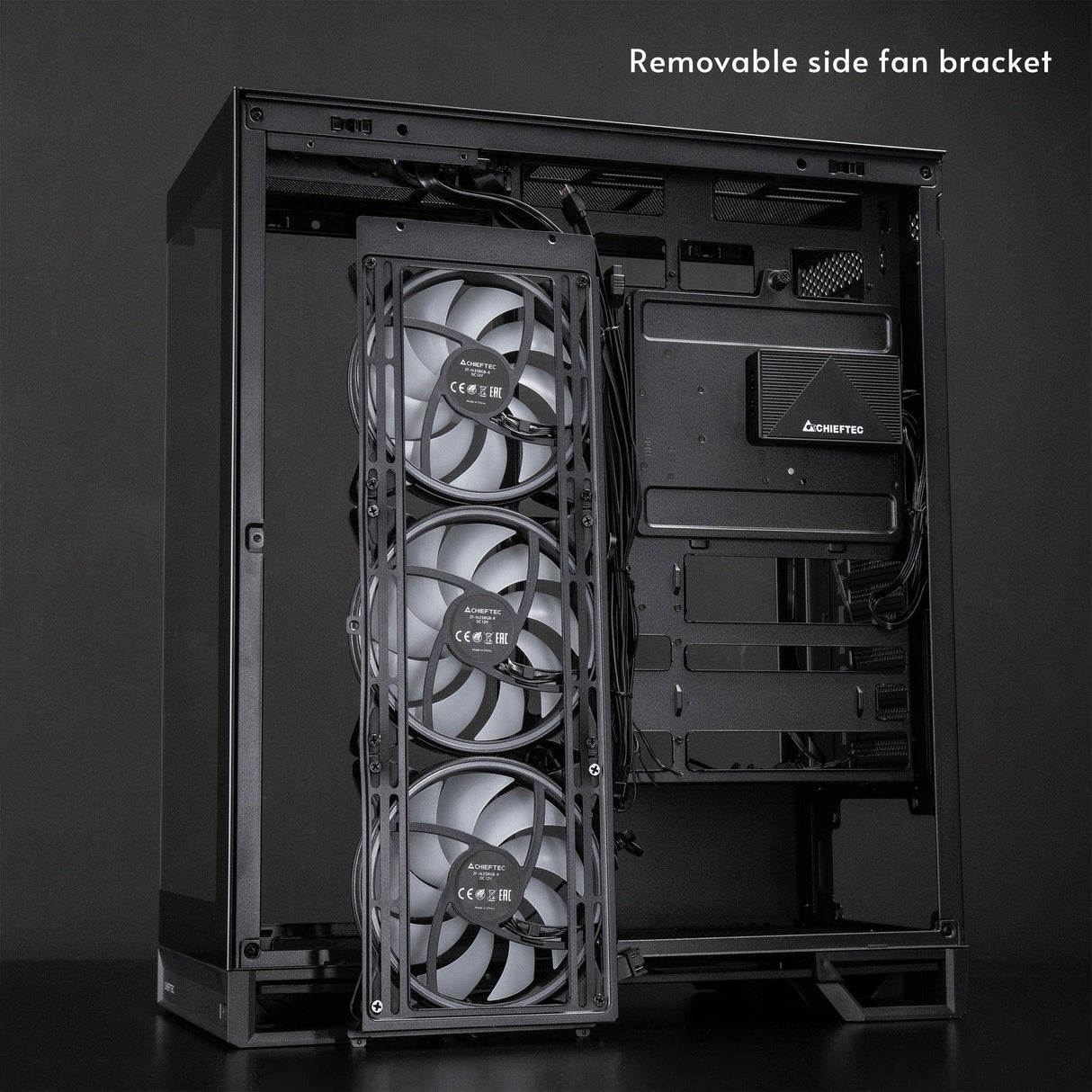 Chieftec Vista Max (Negro, Tempered Glass X 2) Gx-30b-Op