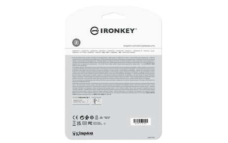 EAN 0740617330205 - Kingston Technology IronKey Vault Privacy 50 unidad flash USB USB Tipo C 3.2 Gen 1 (3.1 Gen 1) Negro, Azu imagen 4