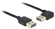EAN 4043619834679 - DeLOCK 5m USB 2.0 A m/m 90° cable USB USB A Negro imagen 1