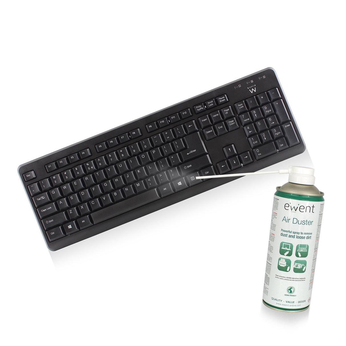 EAN 8716065255478 - Ewent EW5601 kit de limpieza para computadora Lugares difíciles de alcanzar Limpiador de aire comprimido imagen 2