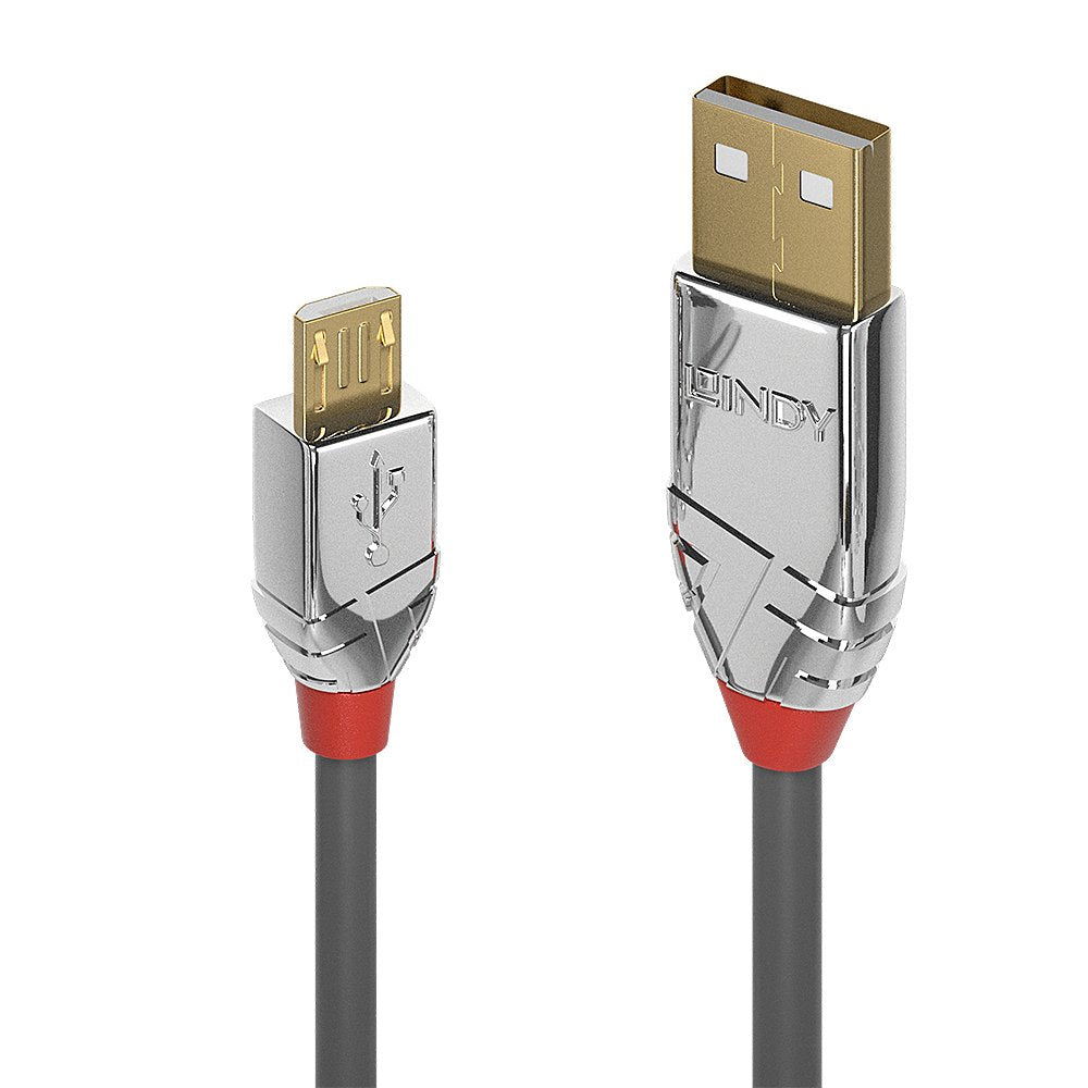 Cable 0.5m Usb 2.0 Type A To Micro-B Cromo Line