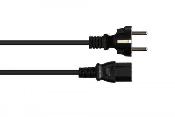 Good Connections Contacto De Protección Conector Macho An C13 Negro. 3m