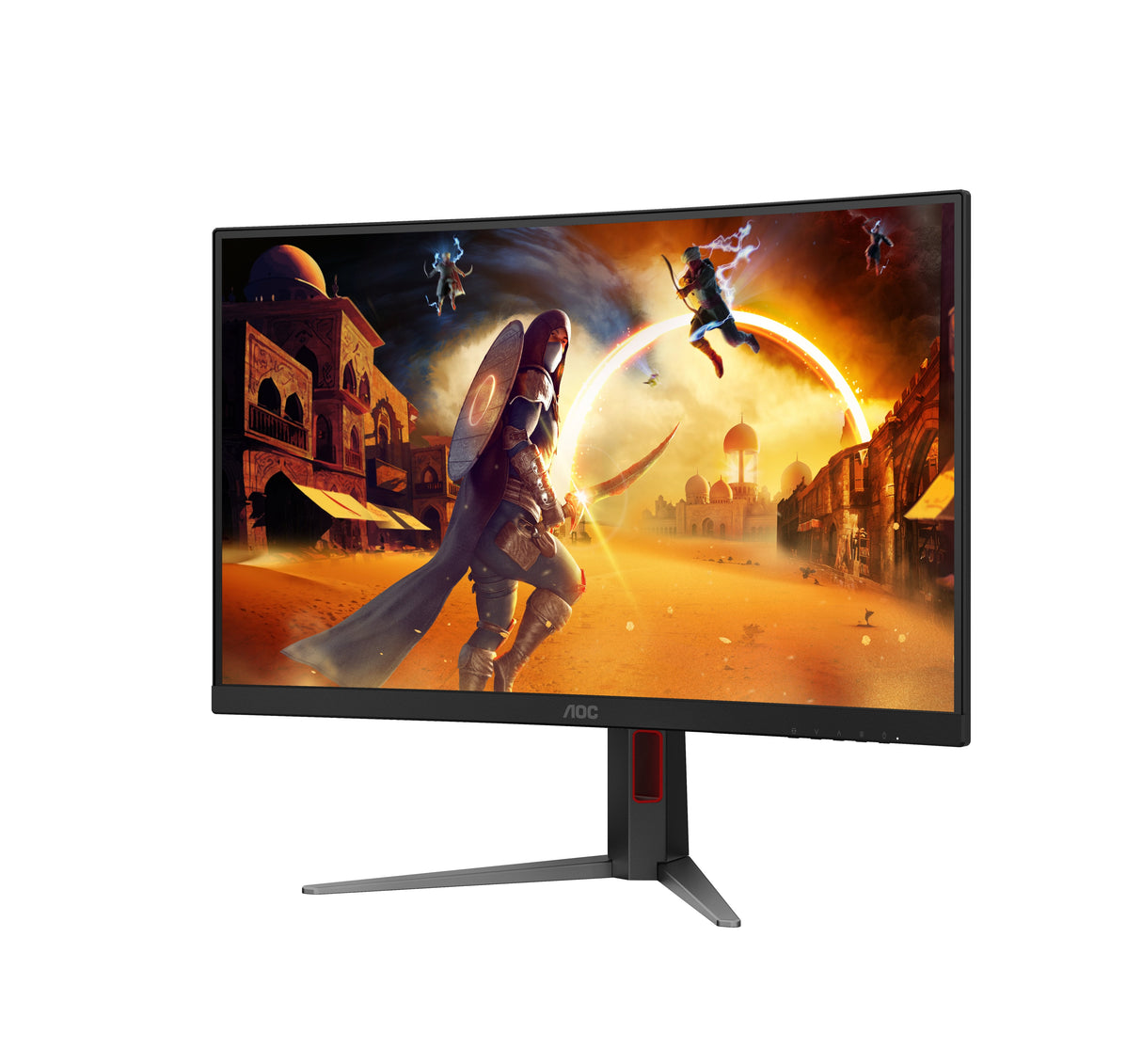 Aoc Cq27g4z2 27" 16:9 Fast Va 260hz Oc Native 240hz 2560x1440 Has 130mm Hdmi X 2x 2.0 Dp X 1x 1.4