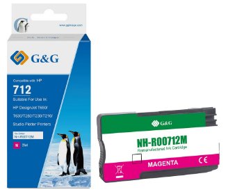 G&G Cartucho Hp 712xl 3ed68a Permanent & Wasserf. 29 Ml