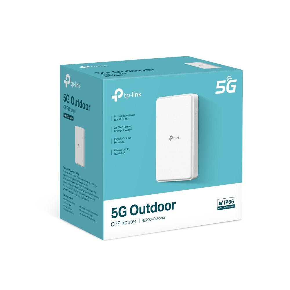 EAN 1210002601559 - TP-Link 5G Outdoor Router Build-In 5G Modem 5G router inalámbrico 2.5 Gigabit Ethernet Blanco imagen 4