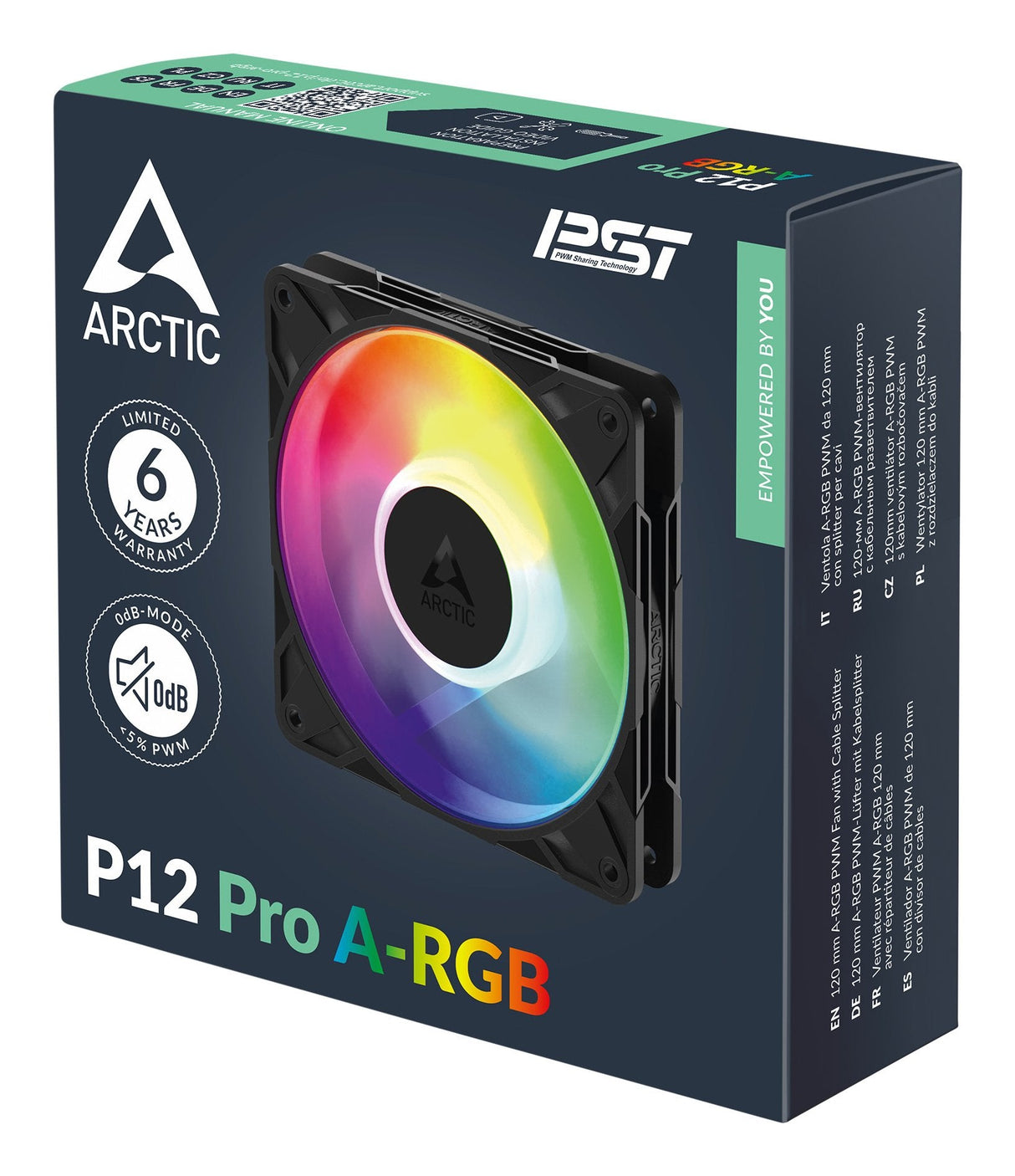 Arctic Ventilador 120*120*25 P12 Pro A-Rgb