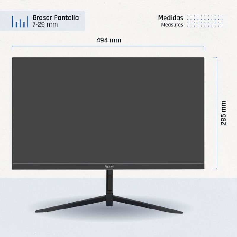 EAN 8435364320037 - iggual ML21S pantalla para PC 54,6 cm (21.5") 1920 x 1080 Pixeles Full HD LED Negro imagen 22