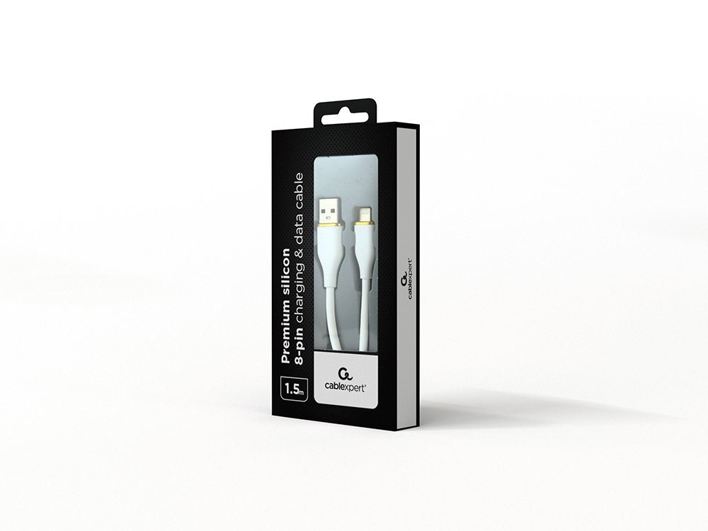 EAN 8716309132114 - Gembird CC-USB2S-AM8PM-1.5M-W cable USB USB 2.0 1,5 m USB A Blanco imagen 2