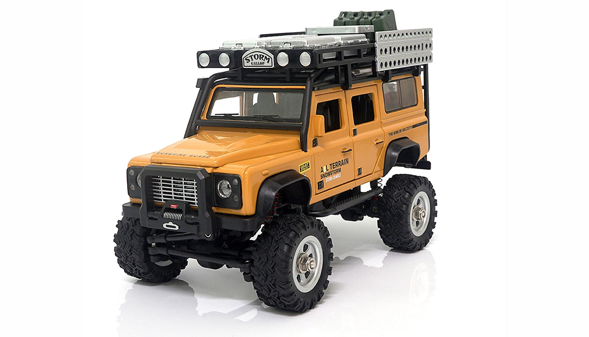 Amewi Rc Auto D90x28 Crawler 4wd Li-Po Akku 300mah Amarillo 8+