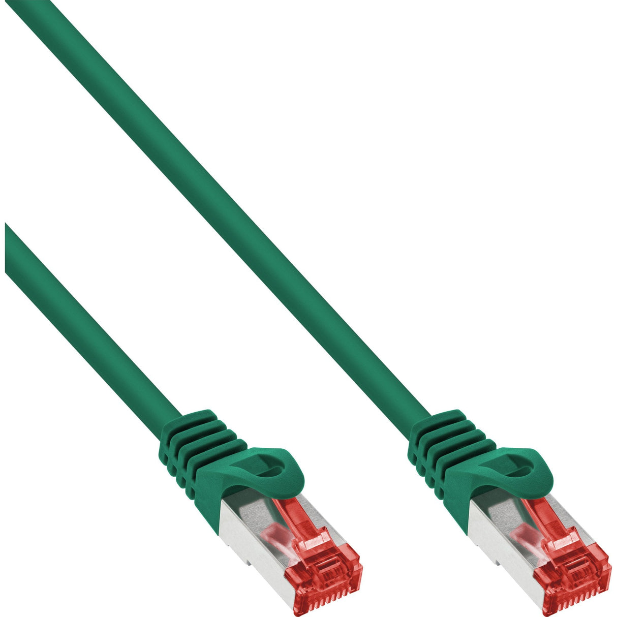 Cable De Red Inline S/Ftp Pimf Cat.6 250mhz Pvc Cobre Verde 25m