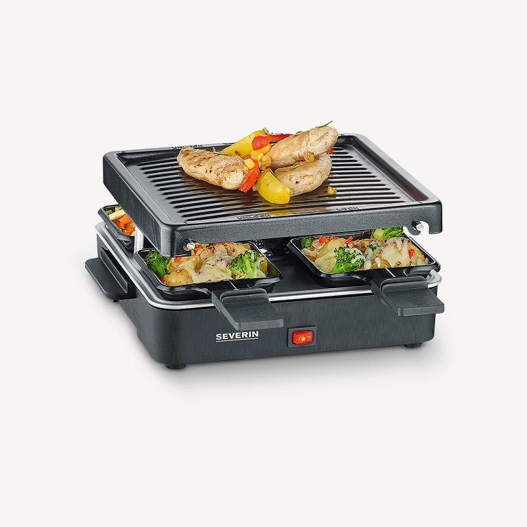 Severin Raclette 4 Persons Negro Negro Rg 2370 (Rg 2370)
