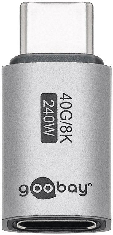 Goobay 74447 Usb-C Adapter Straight, Usb4
