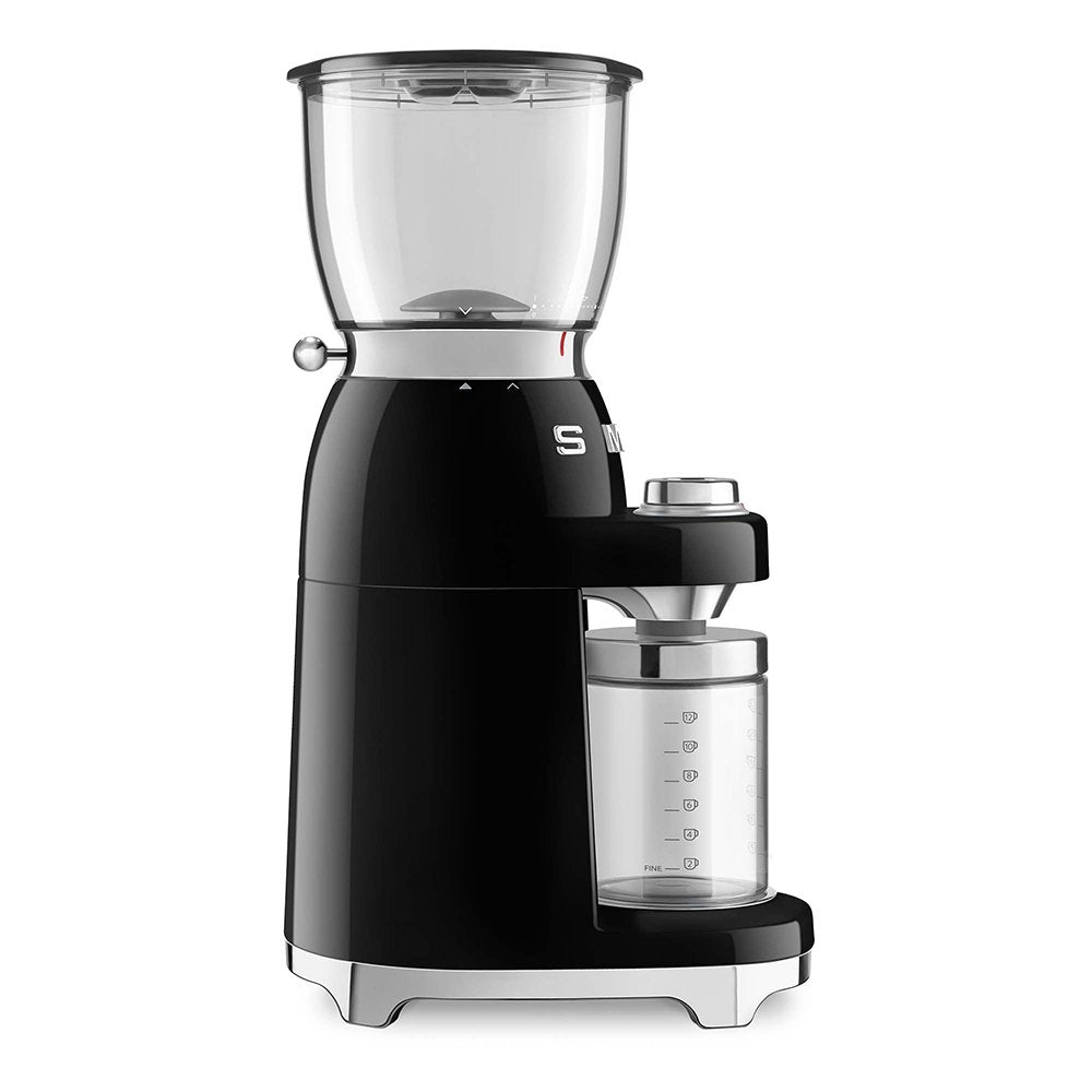 EAN 8017709317966 - Smeg CGF11BLEU molinillo de café 150 W Negro, Transparente imagen 3