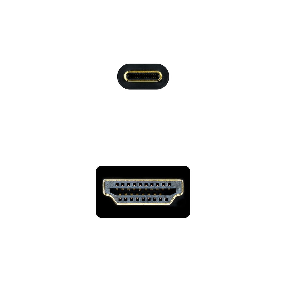 EAN 8433281015463 - Nanocable 10.15.5105 adaptador de cable de vídeo USB Tipo C imagen 3