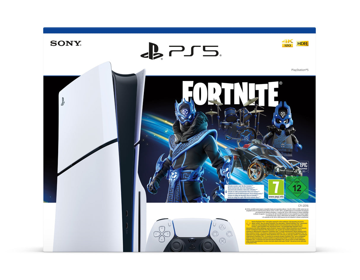 Sony Ps5 Consola Playstation 5 Slim Chasis D 825gb + Fortnite Cobalt Star