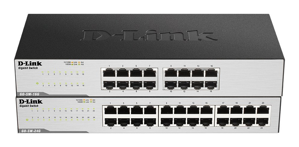 D-Link Switch Go-Sw-24g 24 Puertos 10/100/1000 Carcasa Plastico