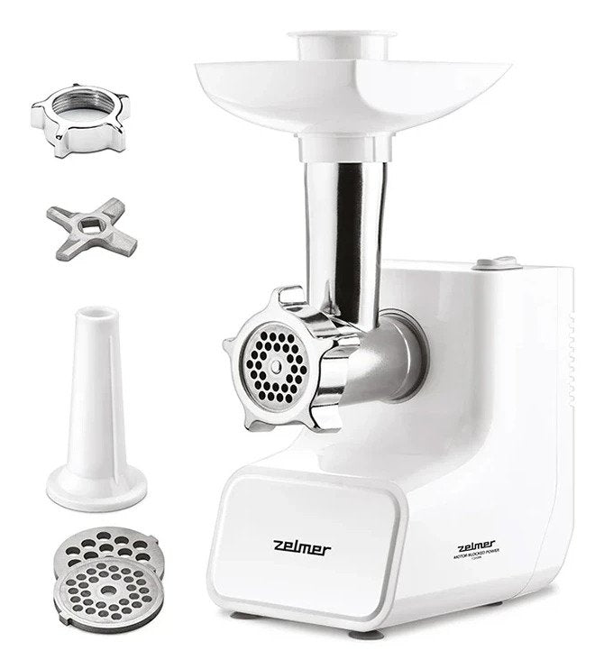 EAN 5908269357550 - Zelmer ZMM3511B picadora 1500 W Plata, Blanco imagen 1