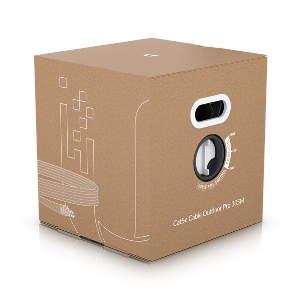 Ubiquiti Networks Uacc-Cable-C5e-Outdoor-Pro-305m-W Cable De Red Blanco Cat5e S/Utp (Stp)