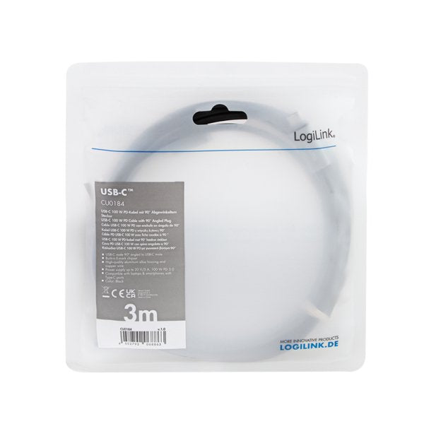 EAN 4052792068863 - LogiLink CU0184 cable USB USB 2.0 3 m USB C Negro, Plata imagen 6