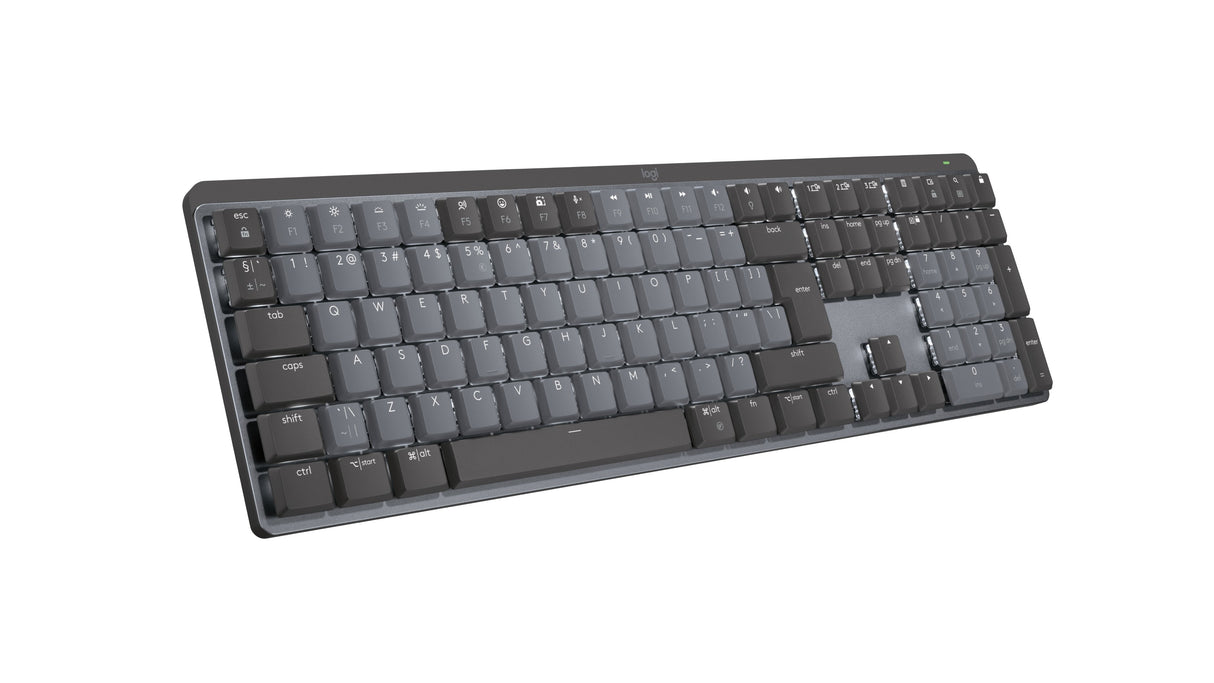 Logitech Mx Mechanical Teclado Rf Wireless + Bluetooth Qwerty Internacional De Ee.Uu. Grafito, Gris