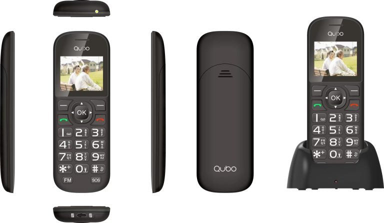 Telefono Móvil Qubo D1803 1,77 Negro 2g Base