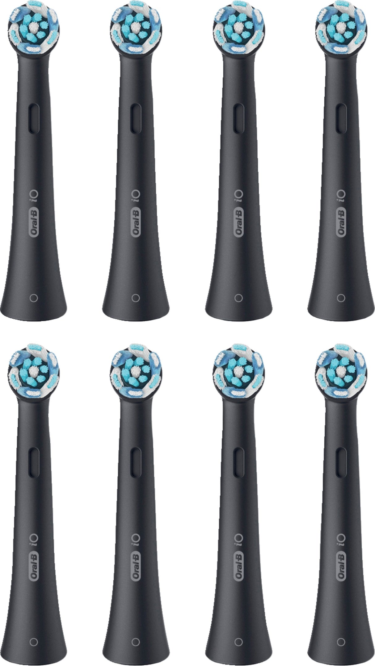 Braun Oral-B Io Ultimate Cleaning Pack De 8, Accesorio De Cepillo Negro, Eliminación Superior De Placa 8700216778640