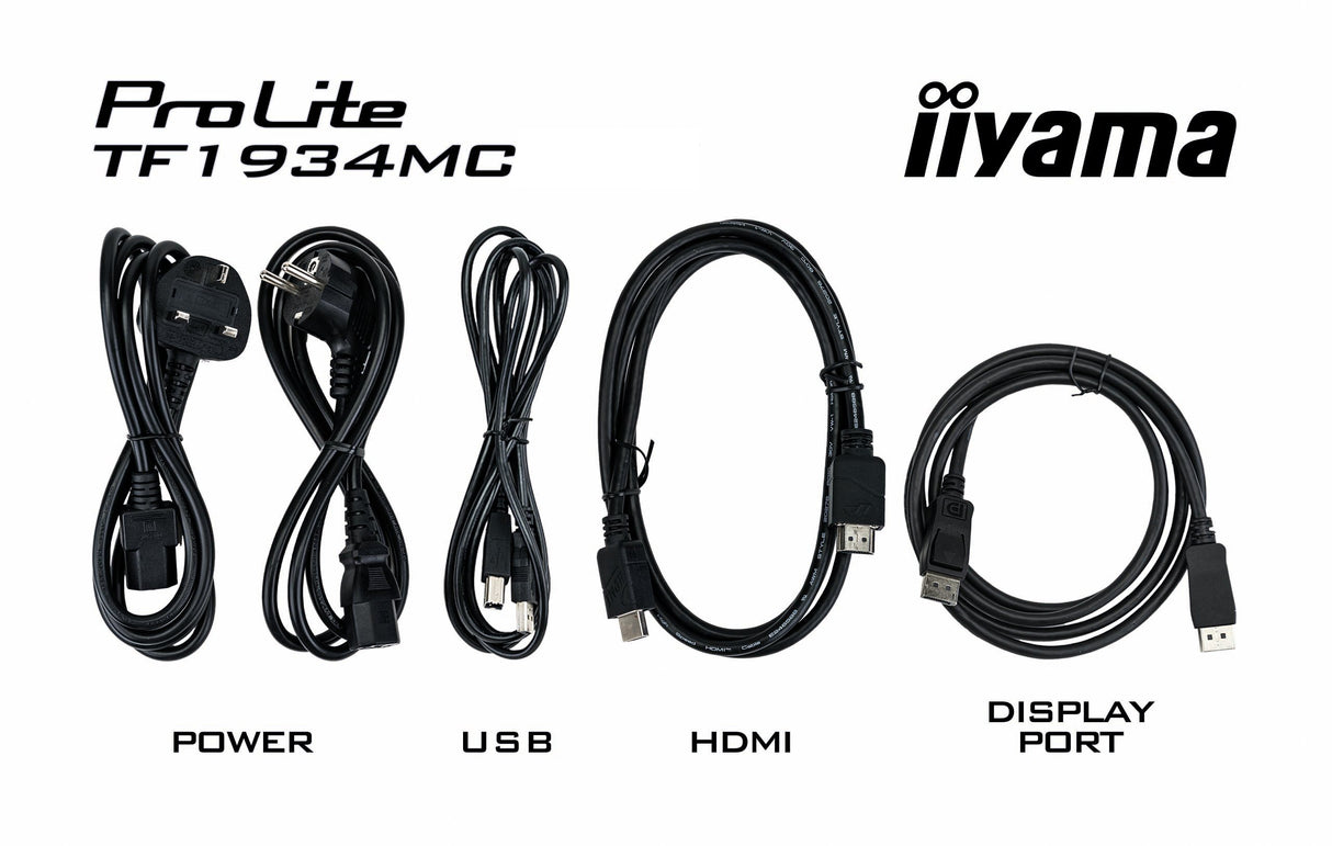 EAN 4948570118403 - iiyama ProLite TF1934MC-B7X pantalla para PC 48,3 cm (19") 1280 x 1024 Pixeles SXGA LED Pantalla táctil N imagen 5