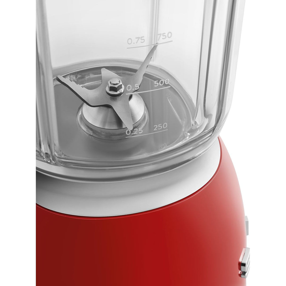 Smeg Glass Blender Red Blf03rdeu