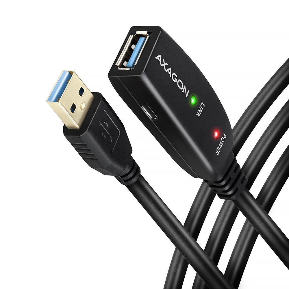 EAN 8595247907240 - Axagon ADR-305 USB 3.2 Gen 1 A-M -> A-F active extension/repeater cable 5m - Kabel - Digital/Daten cable imagen 2