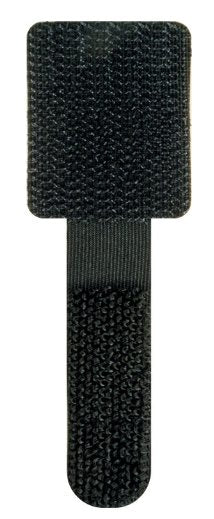 Schwaiger Clip De Pared Con Velcro 90x12x2mm Negro 10 Piezas