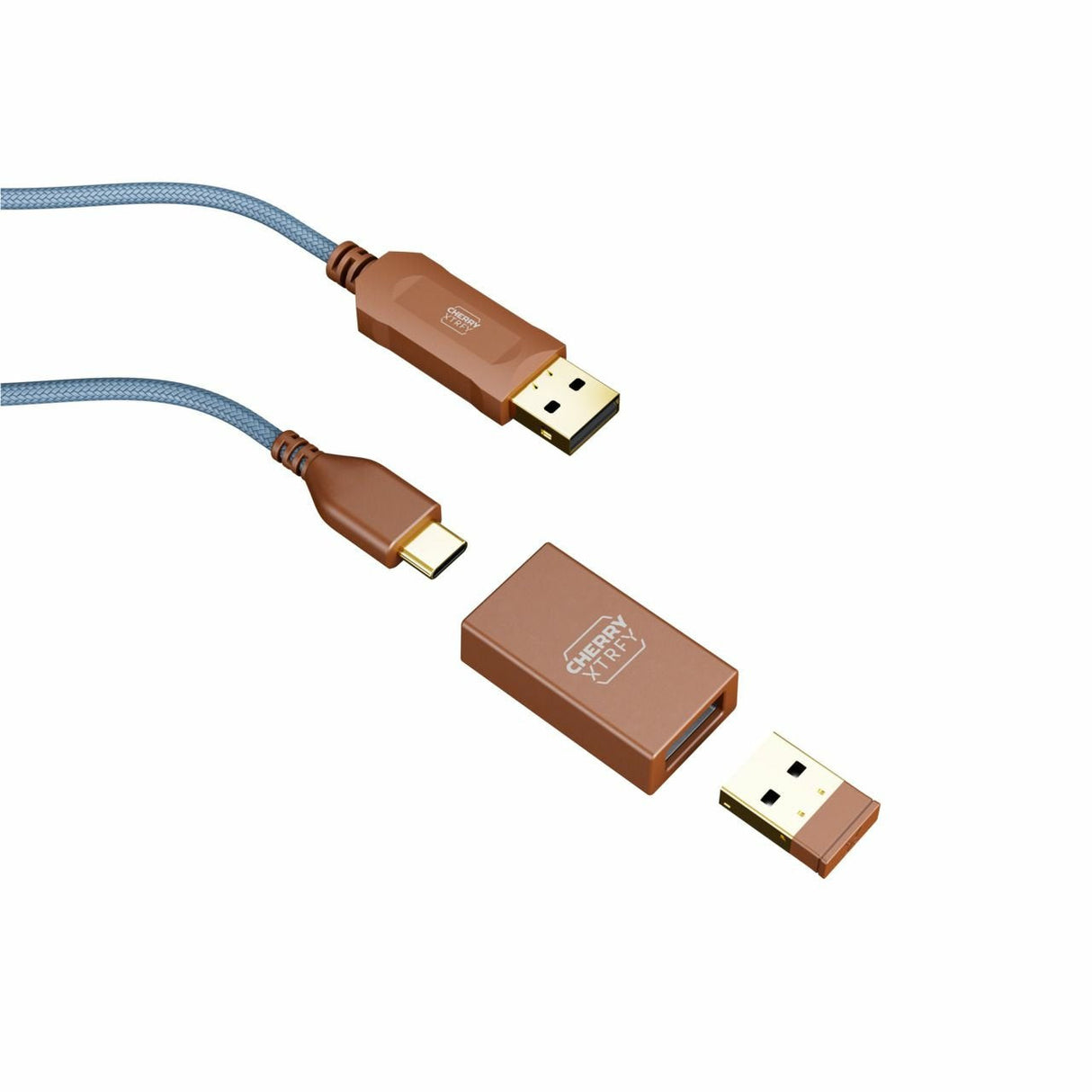 Ratón Cherry M68 Wireless, Gaming Azul Claro/Cobre Cx-M68w-Blue