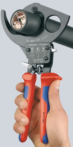 Cortacables Knipex (Principio De Trinquete)