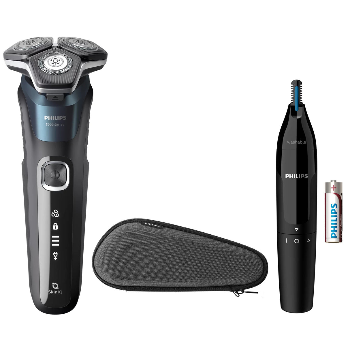 EAN 8720689008051 - Philips SHAVER Series 5000 S5889/11 afeitadora Máquina de afeitar de rotación Recortadora Negro imagen 1
