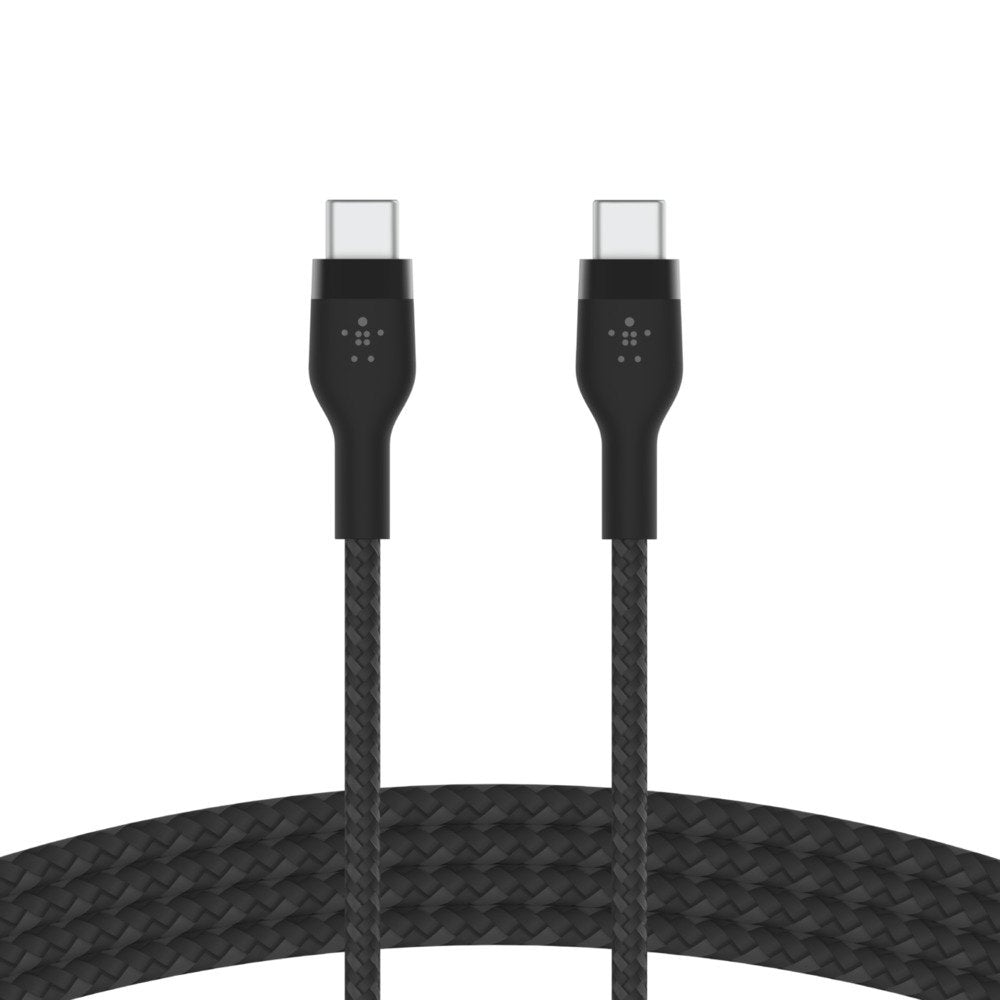 Usb-C Usb-C 2.0_braid Silic 3m Bk