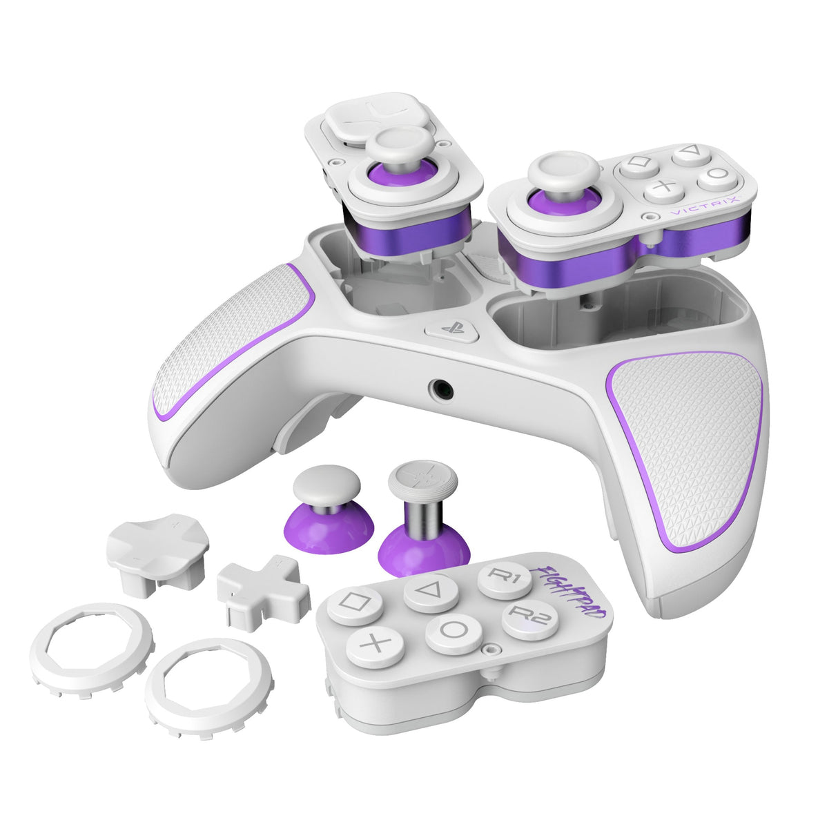 Mando Pdp Victrix Pro Bgf Wireless, Gamepad Blanco, Para Playstation Y Pc 052-002-Wh