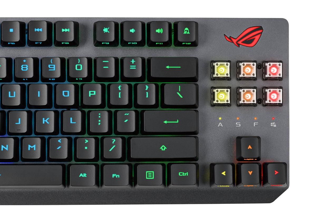 EAN 4711081321897 - ASUS ROG Strix Scope RX TKL Wireless Deluxe teclado Juego USB + RF Wireless + Bluetooth AZERTY Francés Ne imagen 8