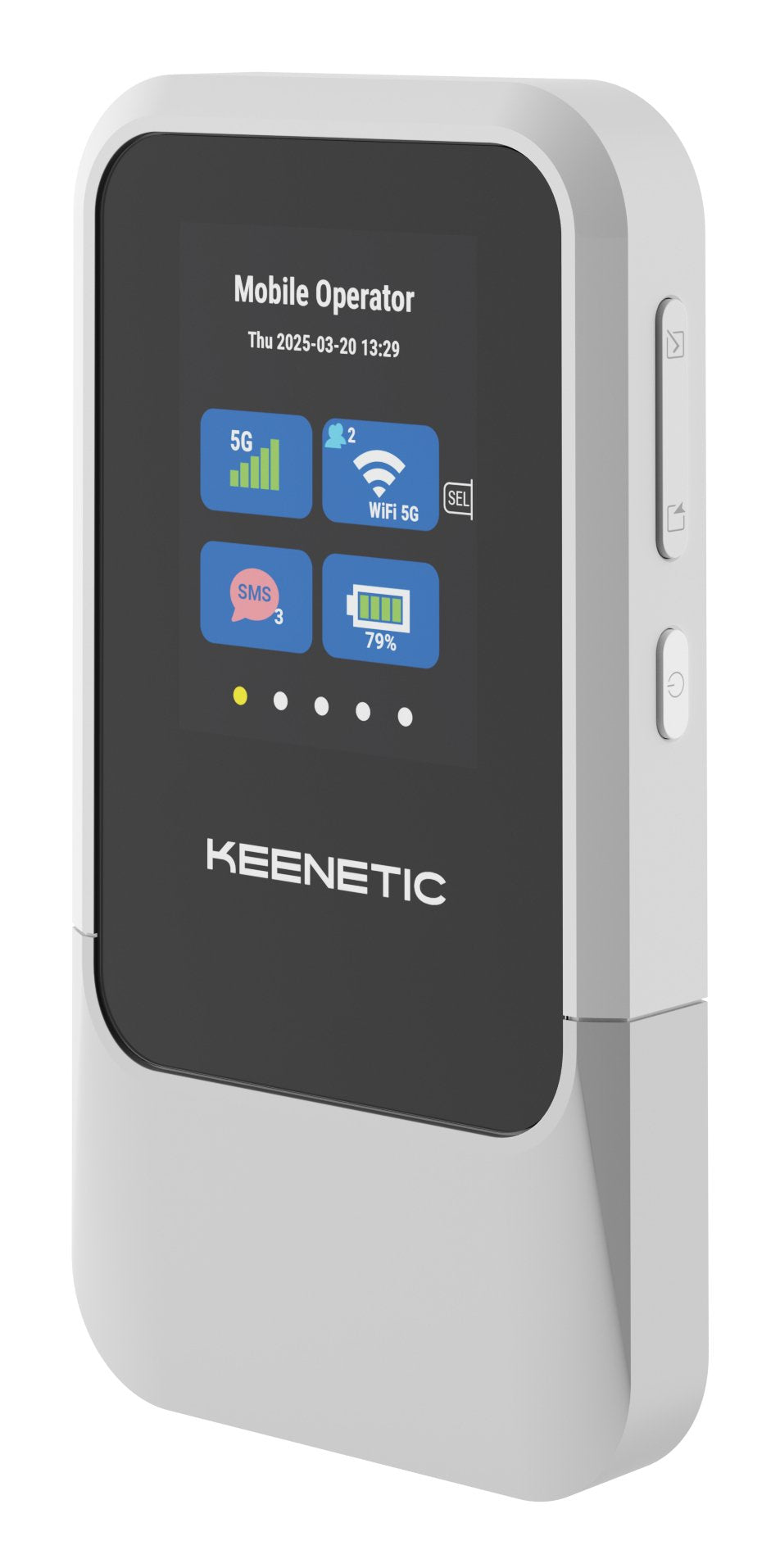 Keenetic Roamer 5g Router Inalámbrico Doble Banda (2,4 Ghz / 5 Ghz) Negro, Gris
